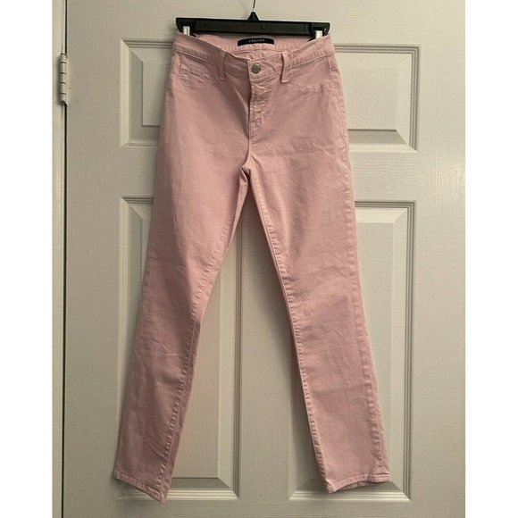 J Brand Cropped Rail Pink Chalk Pants Women's Size 26 - Picture 2 of 11